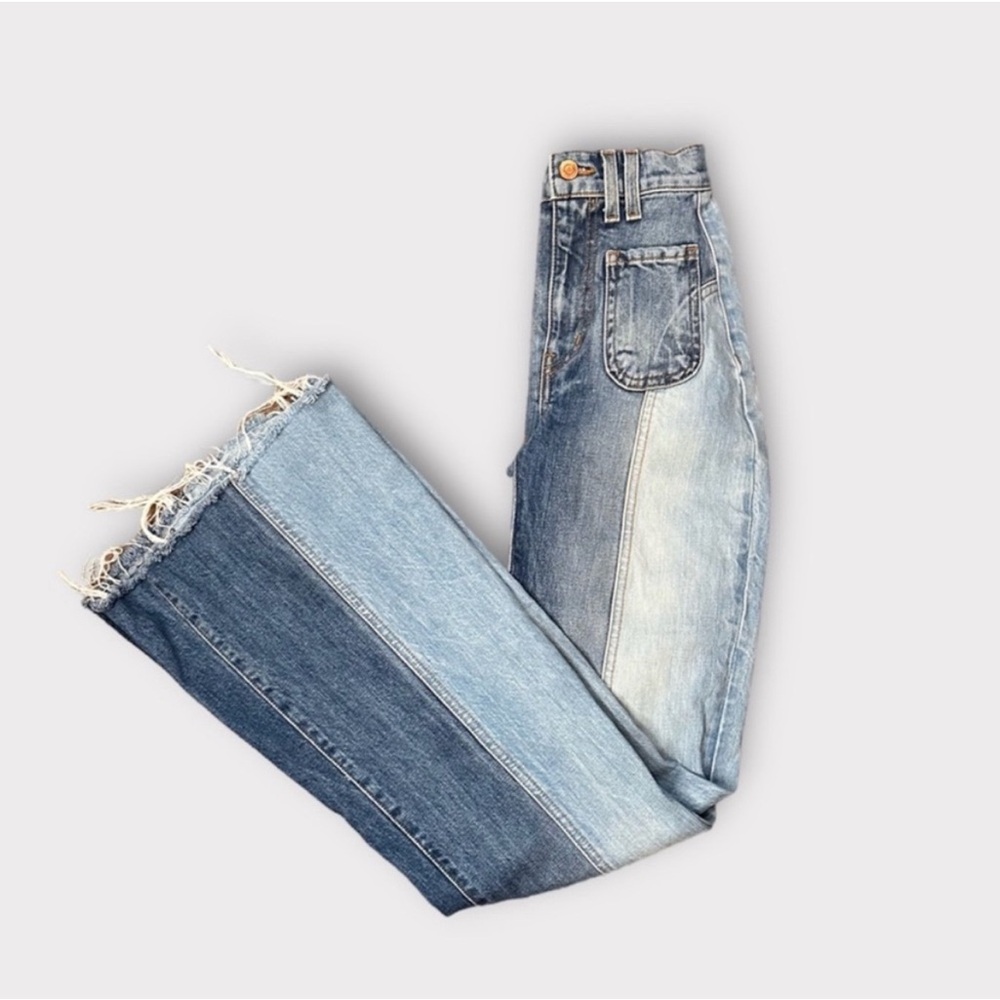 Revice Sunset Bells Flared Two Tone Jeans Size 24